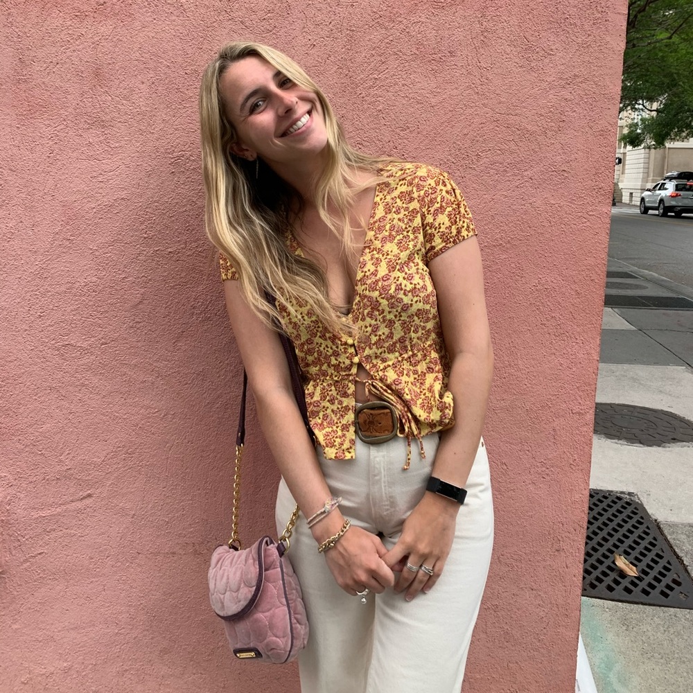 Free People floral top